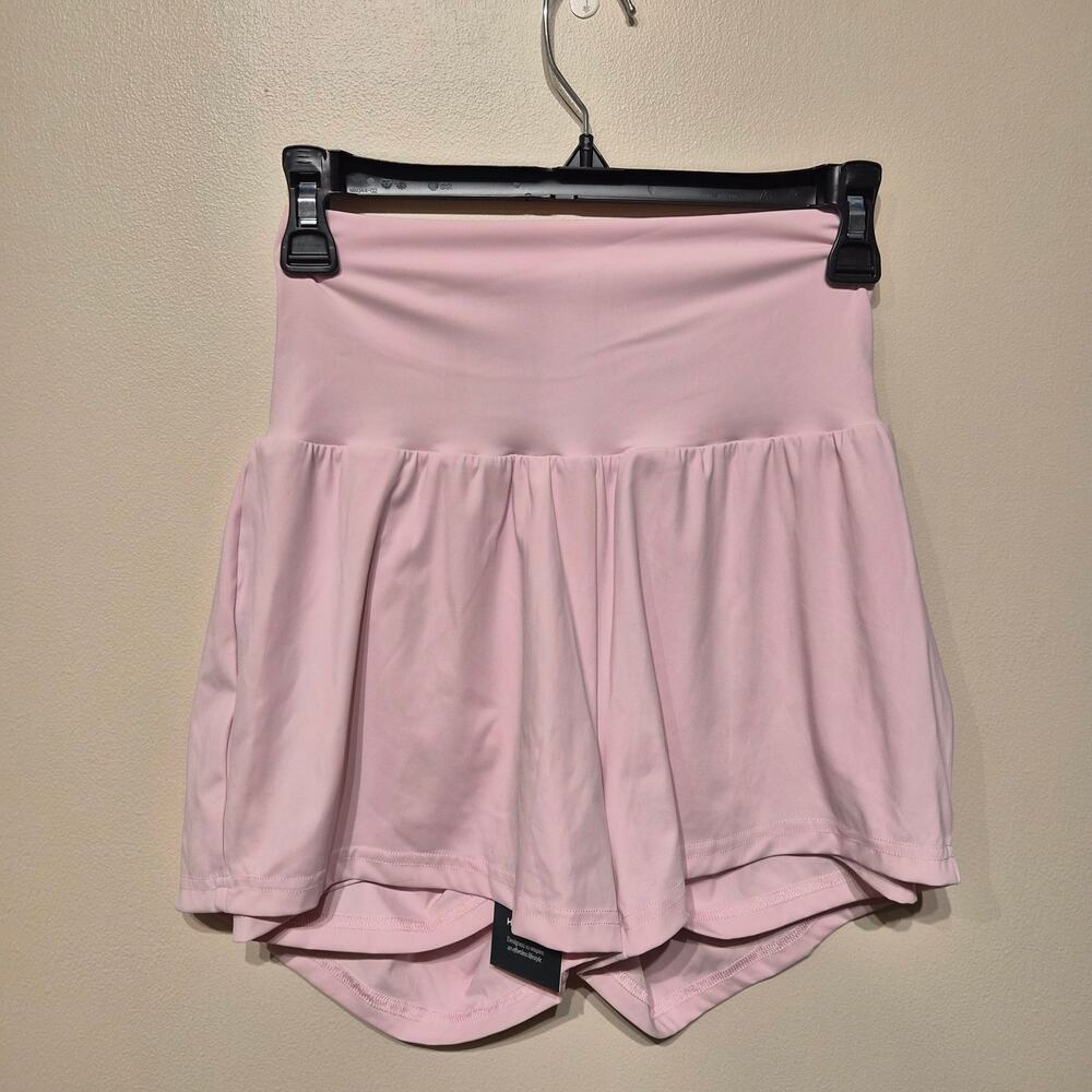 Halara SoftlyZero Airy Super High Waisted Yoga Shorts Light Pink Small NWT